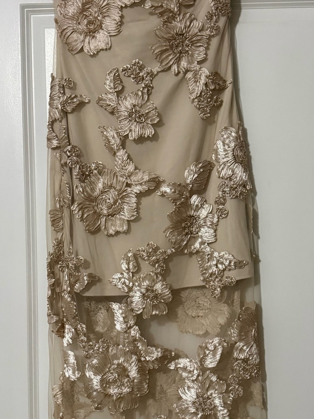 Gorgeous Camila Coelho strapless neutral midi dress. - Picture 3 of 4